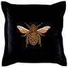 Voyage Maison Layla Embroidered Velvet Feather Filled Cushion 50cm x 50cm Black