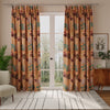 Linda Barker Cloud Tree Velvet Print Made to Measure Curtain Peach