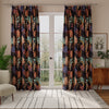 Linda Barker Cloud Tree Velvet Print Made to Measure Curtain Pewter