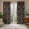 Linda Barker Bonsai Garden Velvet Print Made to Measure Curtain Blue