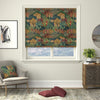 Linda Barker Treasure Garden Velvet Print Made to Measure Roman Blind Navy