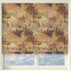 Linda Barker Treasure Garden Velvet Print Fabric Peach