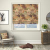 Linda Barker Treasure Garden Velvet Print Made to Measure Roman Blind Peach
