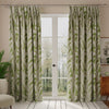 Linda Barker Evergreen Leaf Woven Fabric Green