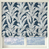 Linda Barker Evergreen Leaf Made to Measure Roman Blind Blue
