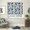 Linda Barker Evergreen Leaf Made to Measure Roman Blind Blue
