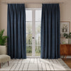 Linda Barker Petal Made to Measure Curtain Deep Blue