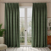 Linda Barker Petal Made to Measure Curtain Winter Moss
