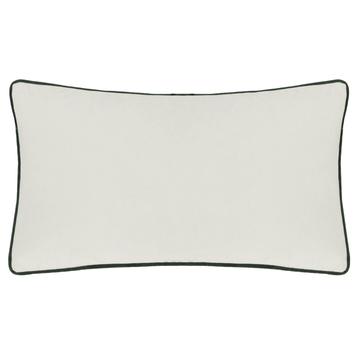 Lodge Wood Fox Embroidered 30cm x 50cm Filled Boudoir Oak Green
