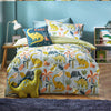 Little Dinos Scandi Reversible Bedding Set Blue Green