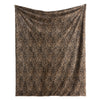 Fusion Leopard Fleece 150cmx220cm Throw Natural