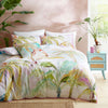 Appletree Leilani Printed Leaf Duvet Cover Bedding Set Green