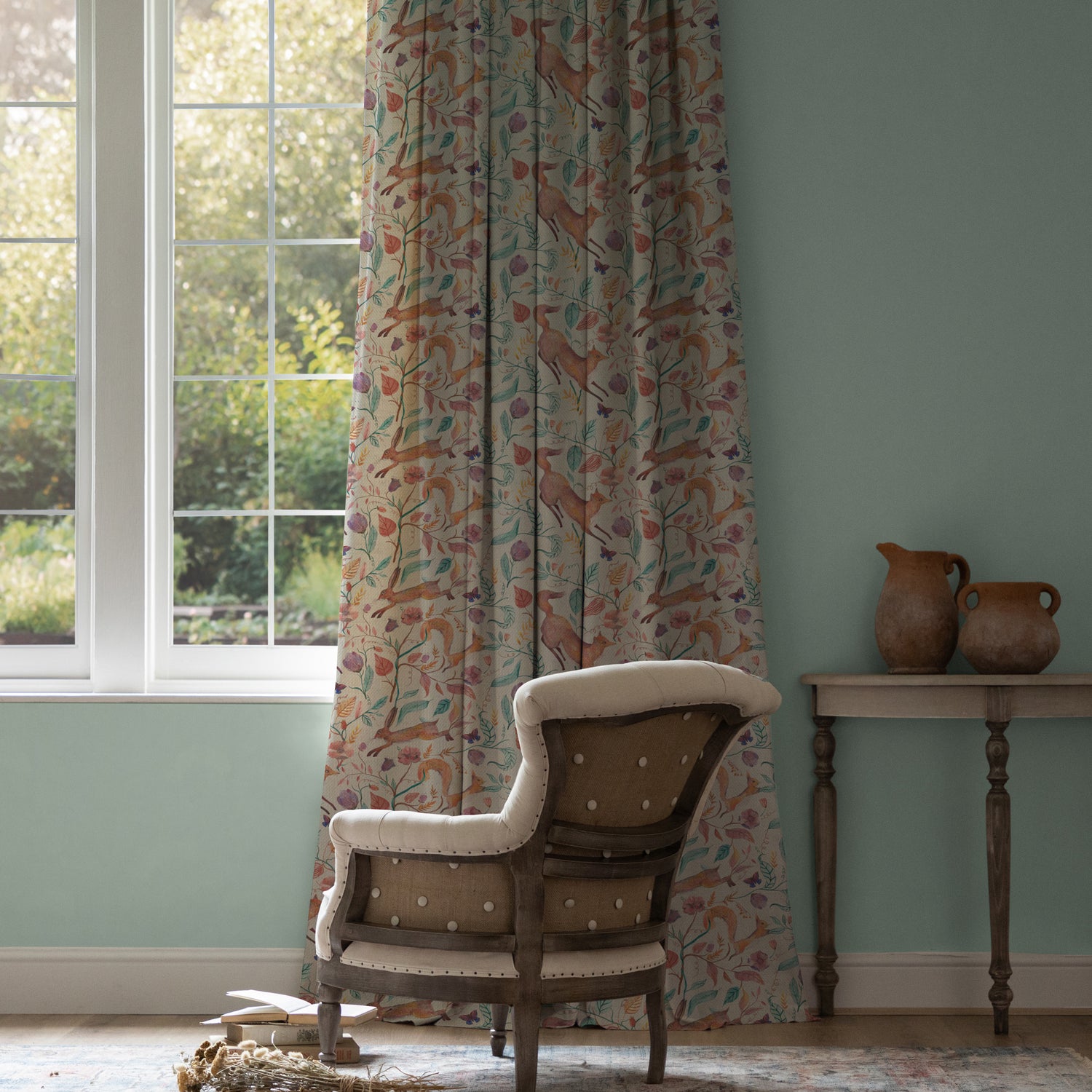 Voyage Maison Leaping Into The Fauna Fabric Dawn