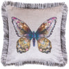 Voyage Maison Lenore Feather Filled Cushion 50cm x 50cm Silver
