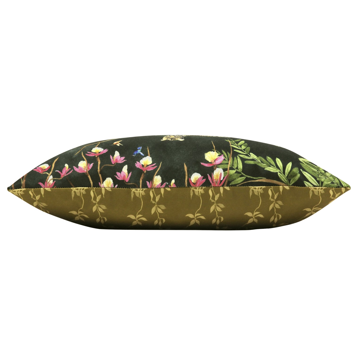 Leopard Boudoir Outdoor Filled Cushion 30cm x 50cm Forest