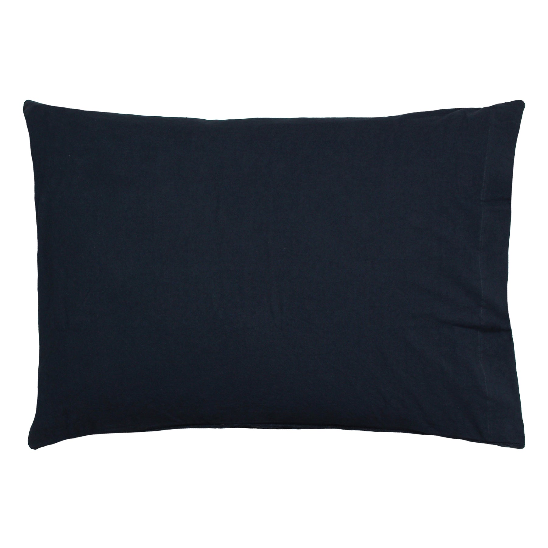 Linen House Adalyn Aztec Tufted Cotton Housewife Pair of Pillowcases Indigo