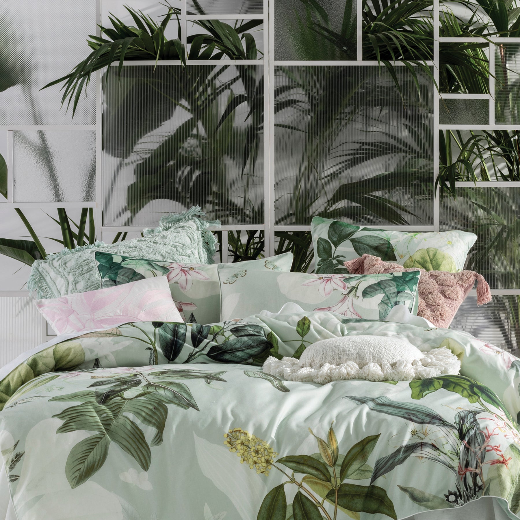 Linen House Glasshouse Continental-Federa per Cuscino Linen House Glasshouse Continental-Federa per Cuscino