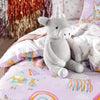 Linen House Kids Magical Unicorn Kids Plush Filled Cushion Grey