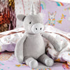 Linen House Kids Magical Unicorn Kids Plush Filled Cushion Grey