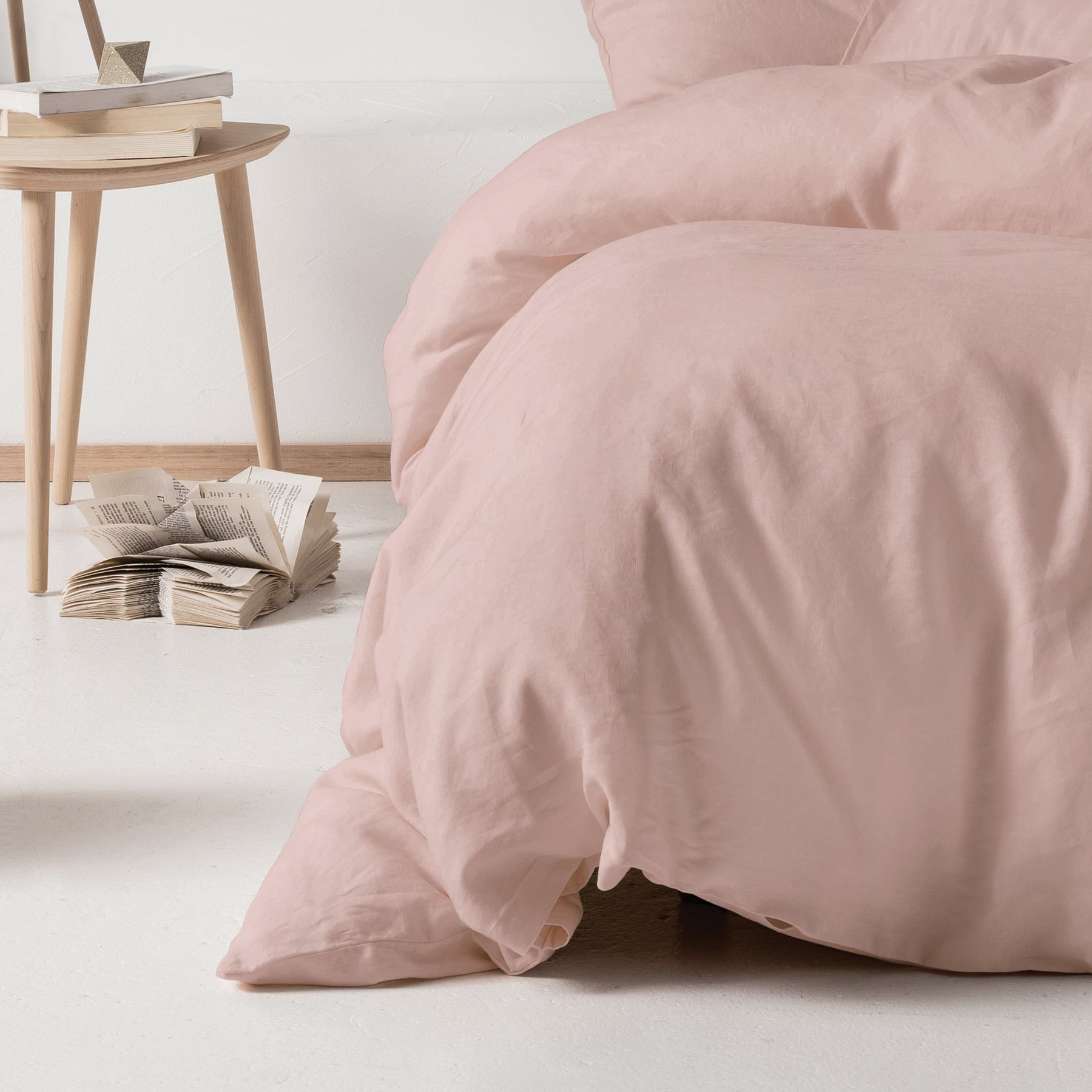 Linen House Nimes Single Duvet Cover Bedding Set Rose