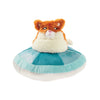 Linen House Kids Space Cat Kids Plush Filled Cushion Teal