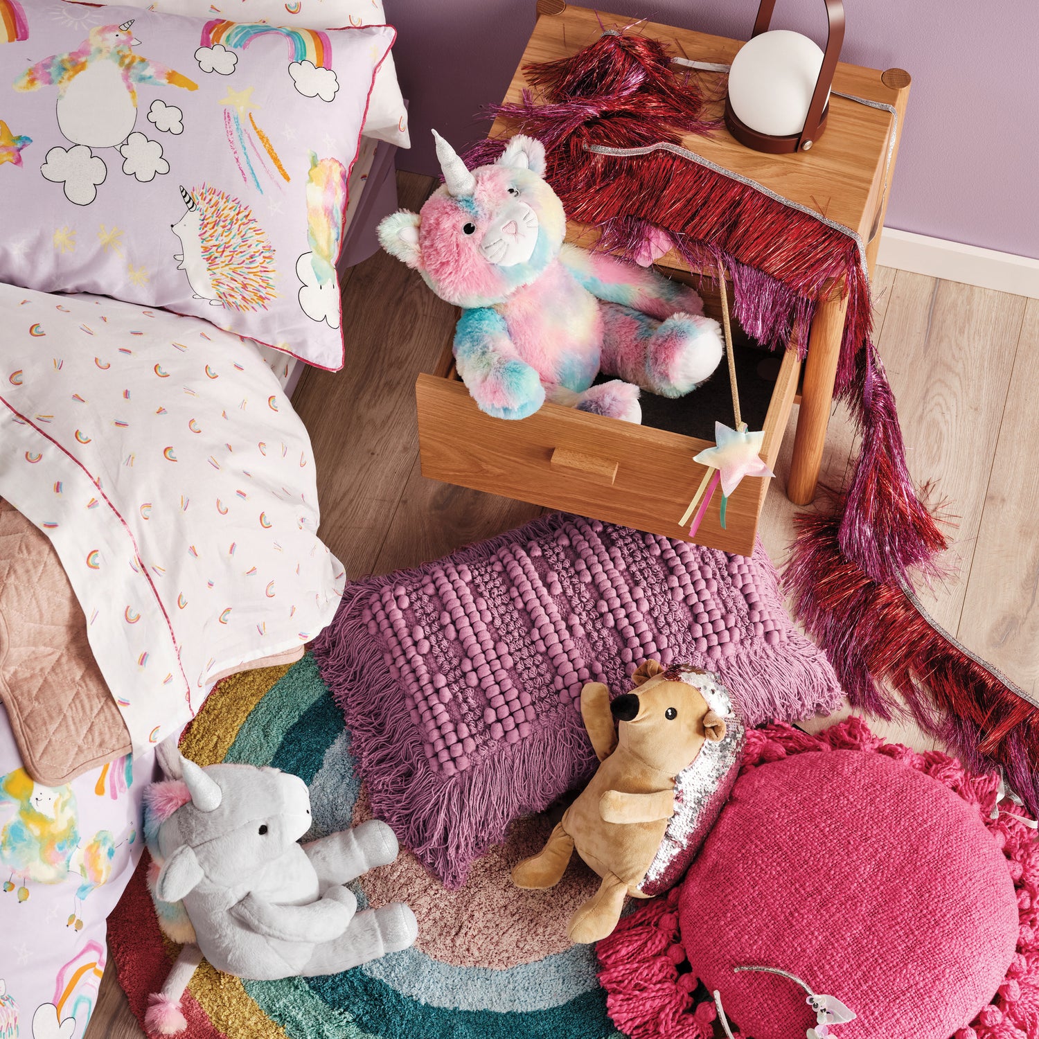 Linen House Kids Unicorniverse Childrens Bedding Multi