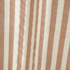 Pineapple Elephant Zanzibar Yarn Dyed Stripe Tie Top Panel Ready Made Single Voile Curtain Clay