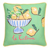 Fusion Lemon Fruit Bowl Outdoor 43cm x 43cm Filled Cushion Multi