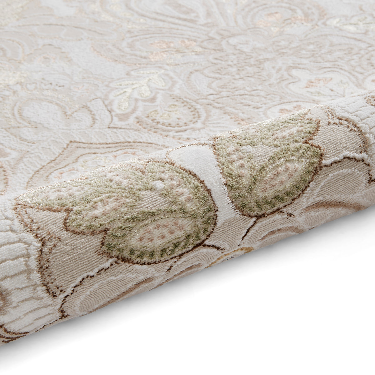 Laurence Llewelyn-Bowen Damask Rug Bronze
