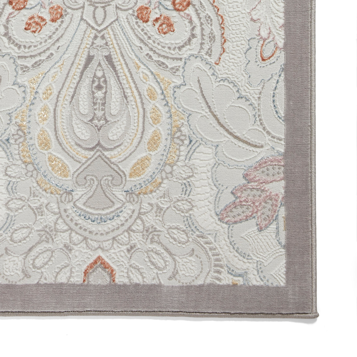 Laurence Llewelyn-Bowen Damask Rug Pearl
