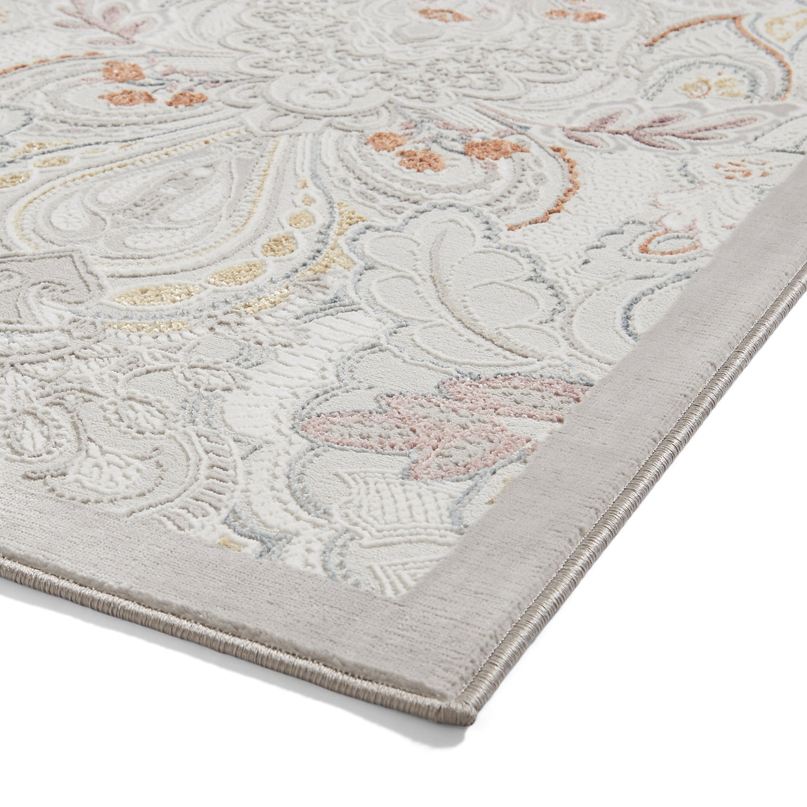 Laurence Llewelyn-Bowen Damask Rug Pearl