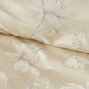 Soiree Lilly Floral Jacquard Duvet Cover Bedding Set Champagne