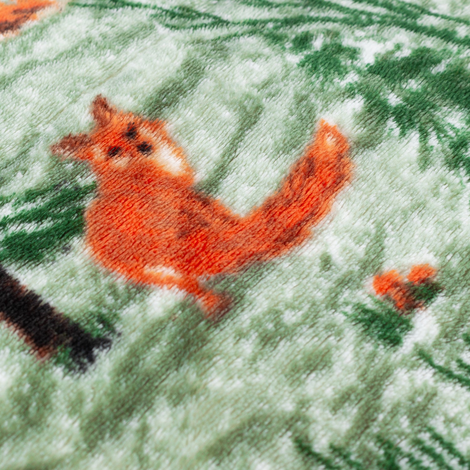 Lodge Wood Sherpa Fleece 130cm x 150cm Throw Oak Green