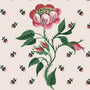 Cath Kidston Love Letter Made to Measure Curtain Rose Sample Image