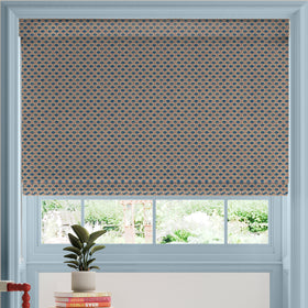 Land & Shore Dawn Made To Measure Roman Blind Blue Red