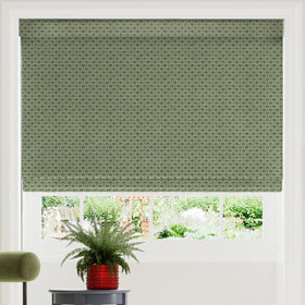 Land & Shore Dawn Made To Measure Roman Blind Green