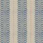 Land & Shore Fintra Stripe Made To Measure Curtains Blue Red Sample Image