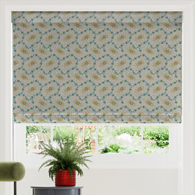Land & Shore Lorie Made To Measure Roman Blind Green
