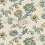 Land & Shore Orchard Blackout Made To Measure Roller Blind Green Sample Image