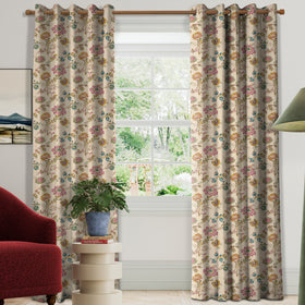 Land & Shore Orchard Made To Measure Curtains Multi