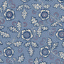Land & Shore River Blackout Made To Measure Roller Blind Blue Red Sample Image