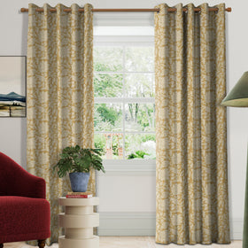 Land & Shore Rowallane Made To Measure Curtains Ochre
