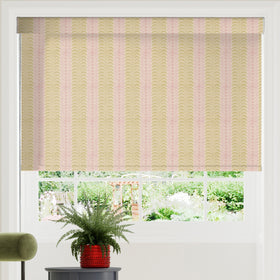 Land & Shore Fintra Stripe Blackout Made To Measure Roller Blind Multi