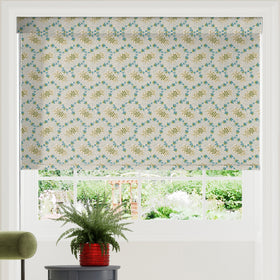 Land & Shore Lorie Blackout Made To Measure Roller Blind Green