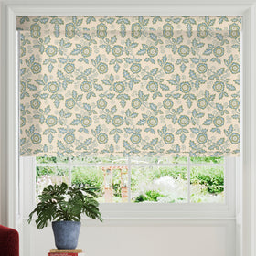 Land & Shore River Blackout Made To Measure Roller Blind Green