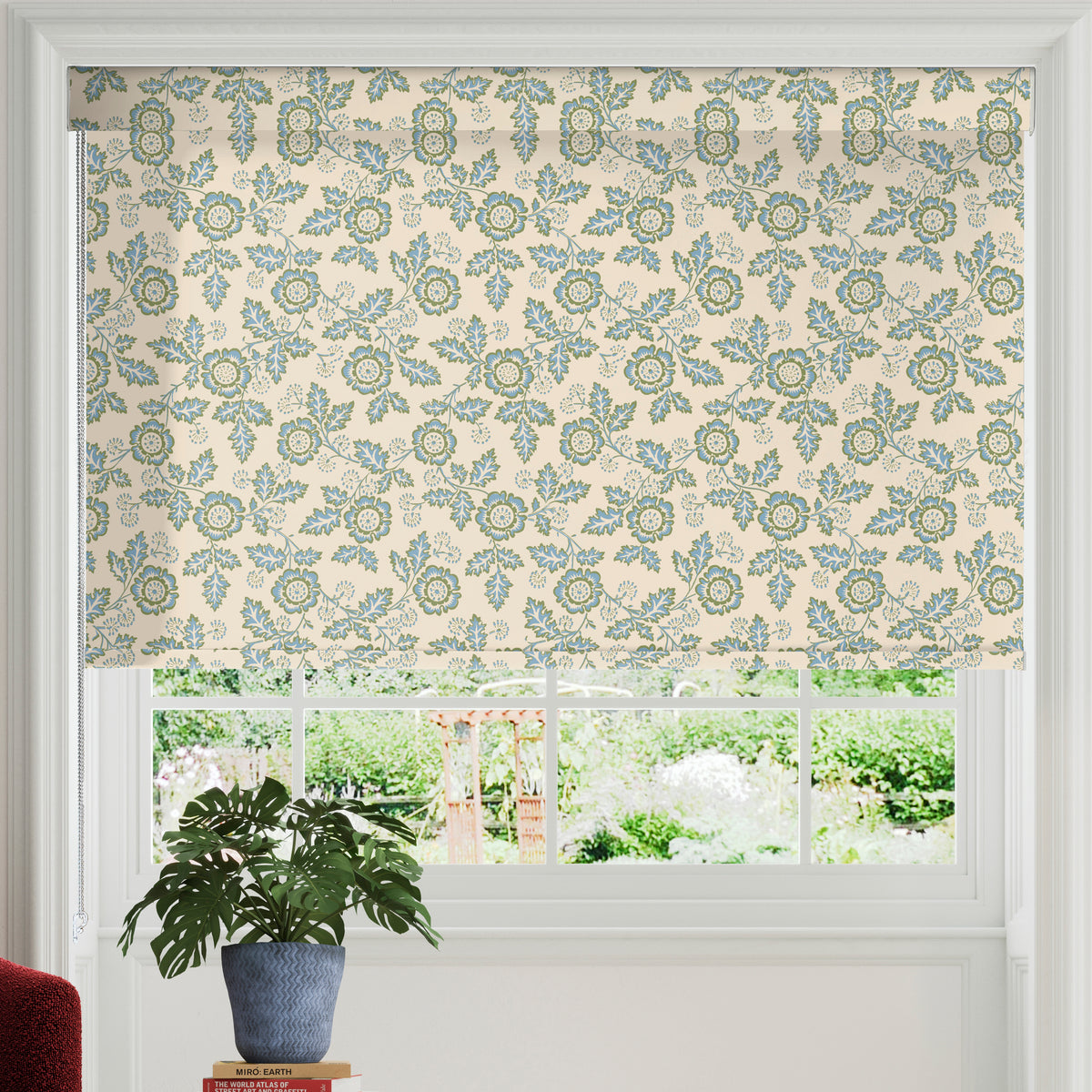 Land & Shore River Translucent Made To Measure Roller Blind Green