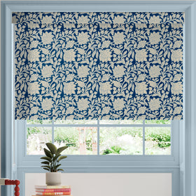 Land & Shore Rowallane Blackout Made To Measure Roller Blind Blue