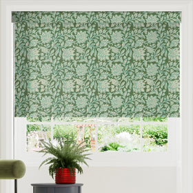 Land & Shore Rowallane Blackout Made To Measure Roller Blind Green