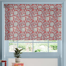 Land & Shore Rowallane Blackout Made To Measure Roller Blind Red