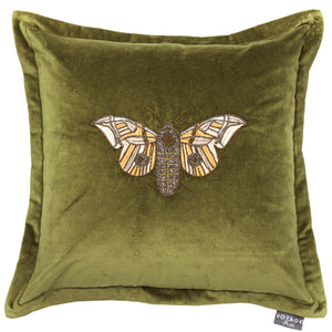Voyage Maison Luna 50cm x 50cm Feather Filled Cushion Green